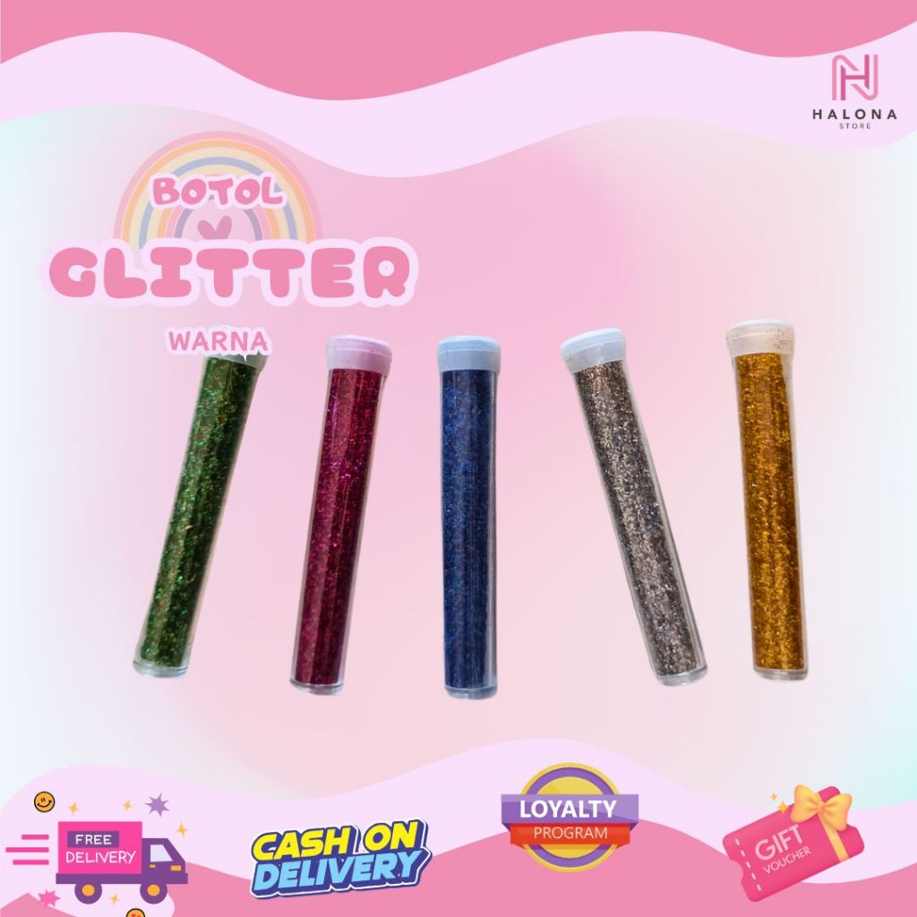 

Glitter Botol Warna-warni JC Craft Art 10gr – Hiasan Kerajinan Tangan DIY