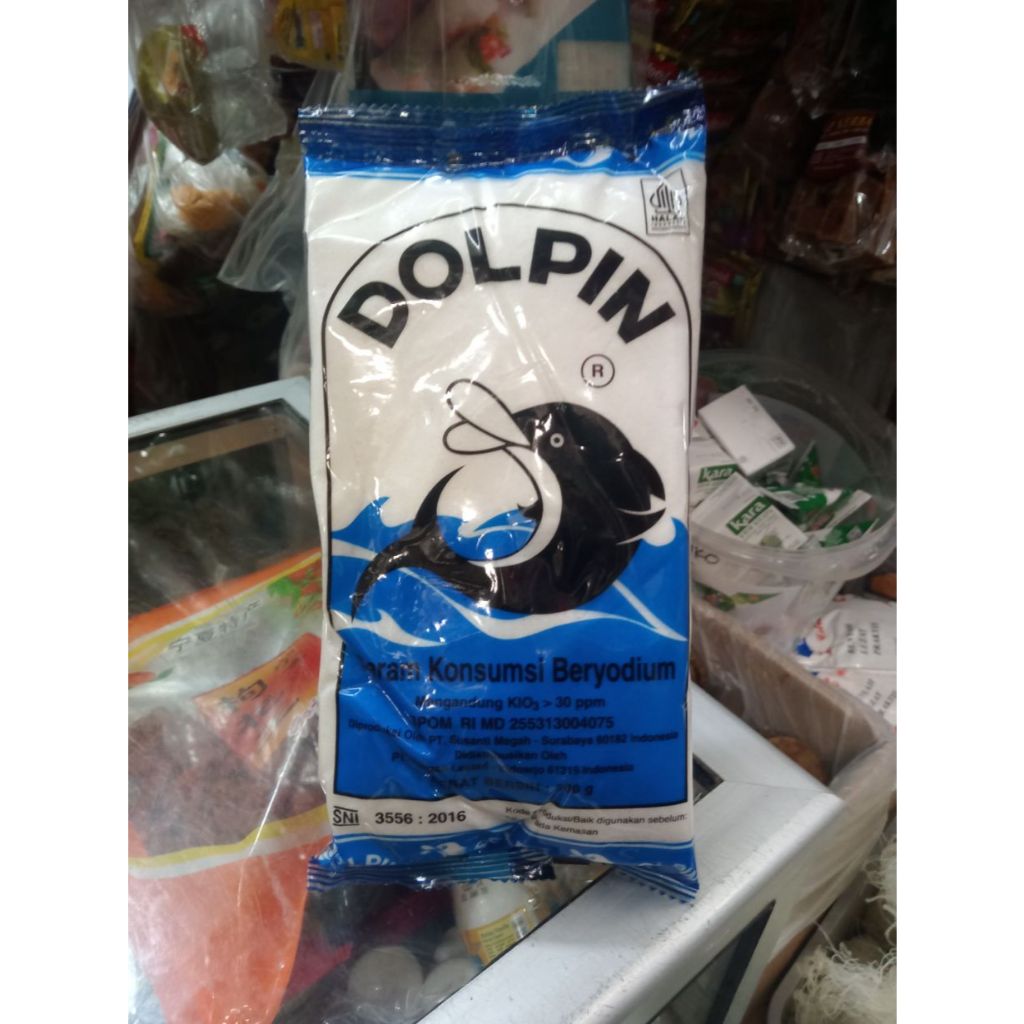 

Garam Dolphin/Garam meja/Garam dapur berat/isi 500gr