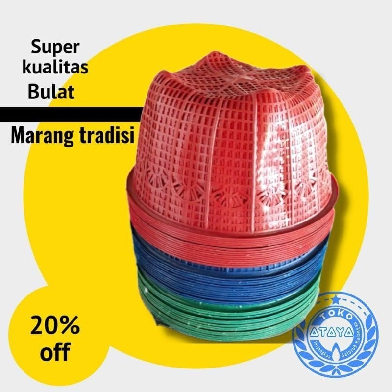 GROSIIR  50 PCS CETING NASI PLASTIK /WAKUL NASI TRADISIONAL/CETING BESEK