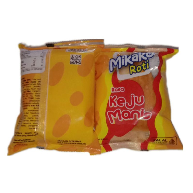 

Mikako Roti Panggang Keju Manis 55gr, Mikako Roti Panggang Vanila Cokelat 55gr