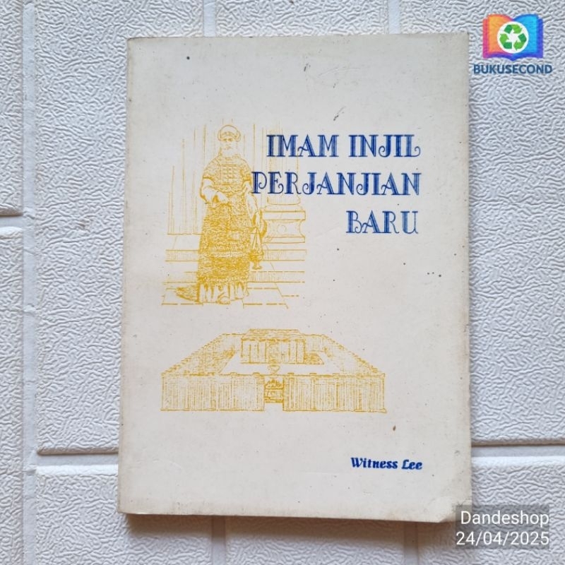 Imam Injil Perjanjian Baru - Buku oleh Witness Lee # Buku Bekas Preloved