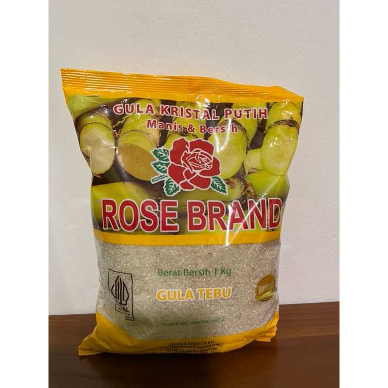 

Gula Putih/Gula Tebu/Rose Brand 1kg
