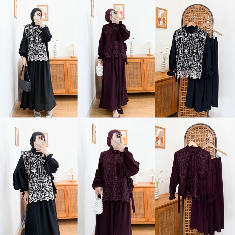 QUINZY SET || ONE SET || BAJU KONDANGAN