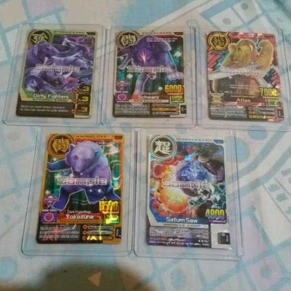 kartu animal kaiser sample fullset ver 6 original