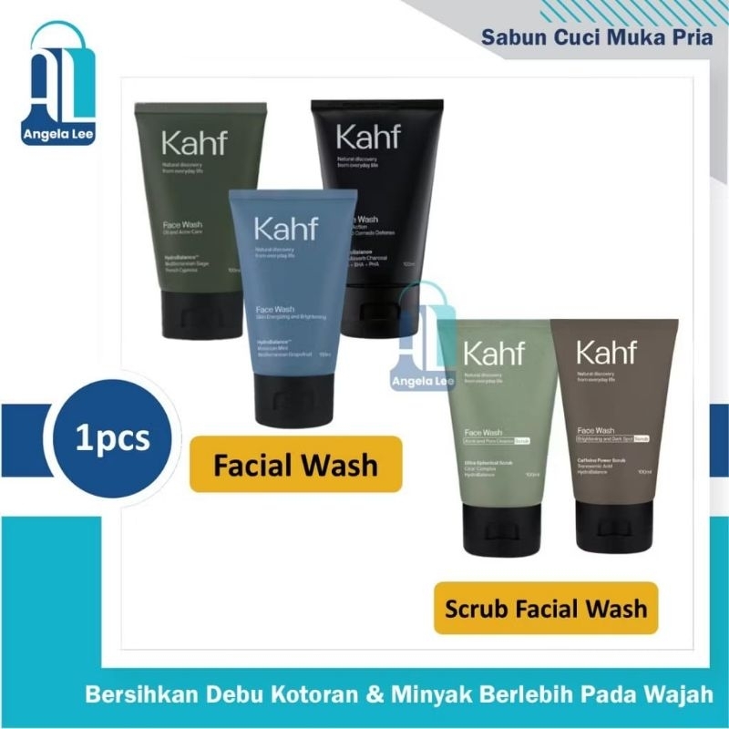 kahf sabun wajah pria 50ml