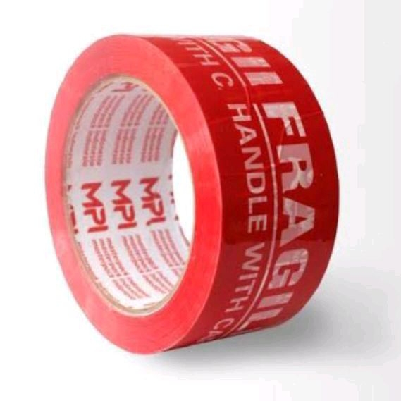 

Lakban Fragile Merah 48 mm 100 Yard MPI