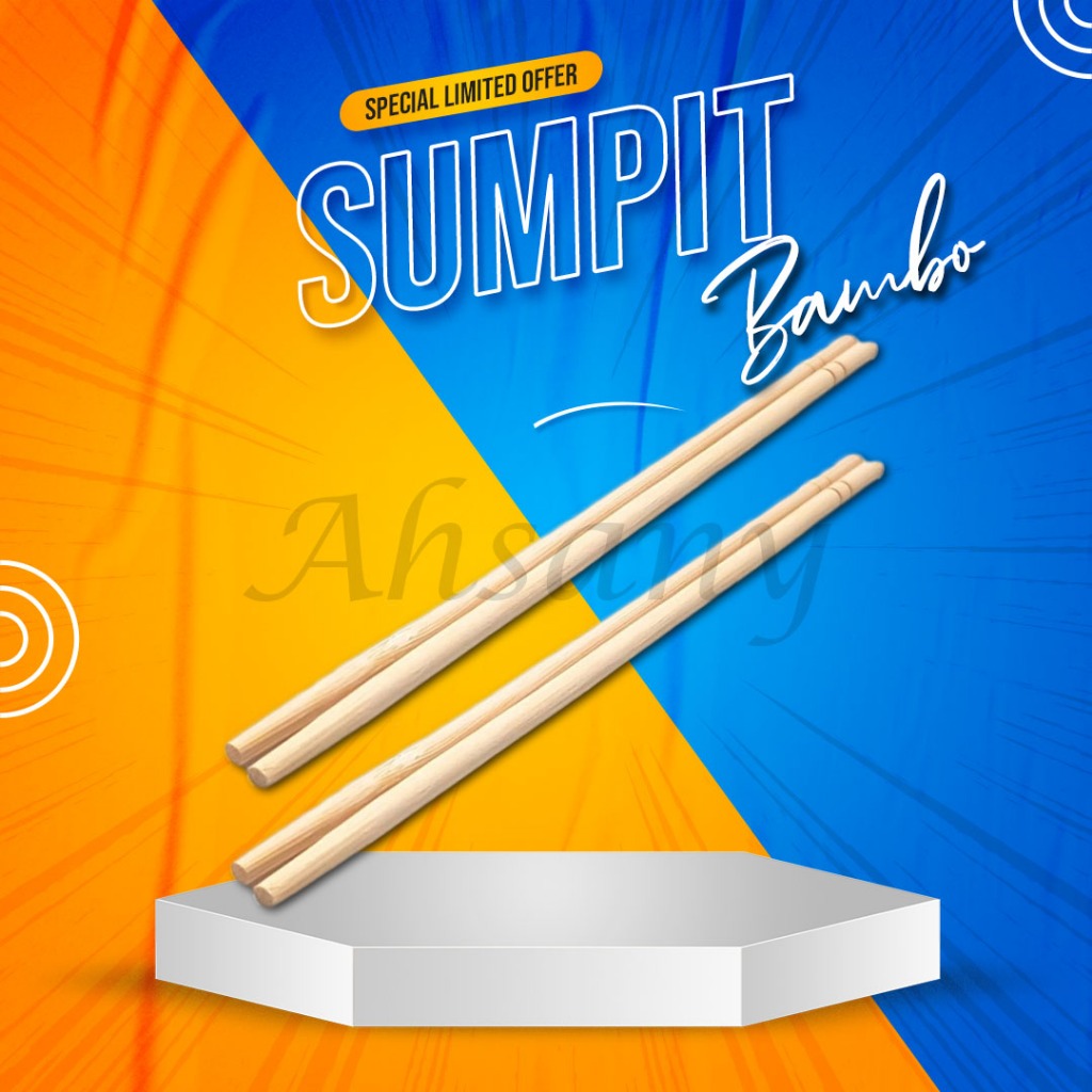 Sumpit Bambu 1 Pack