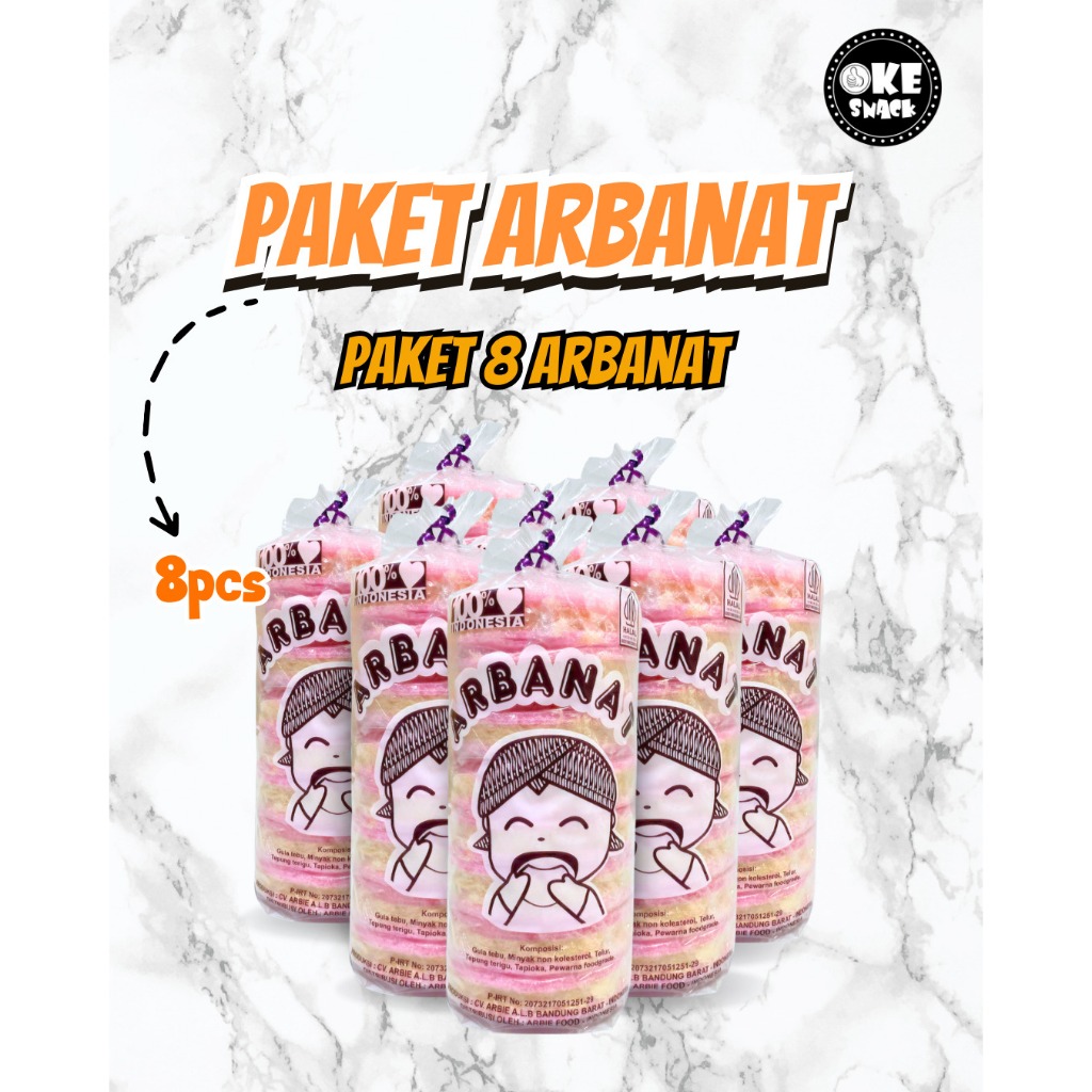 

Paket Hemat Arbanat 170gr Isi 8