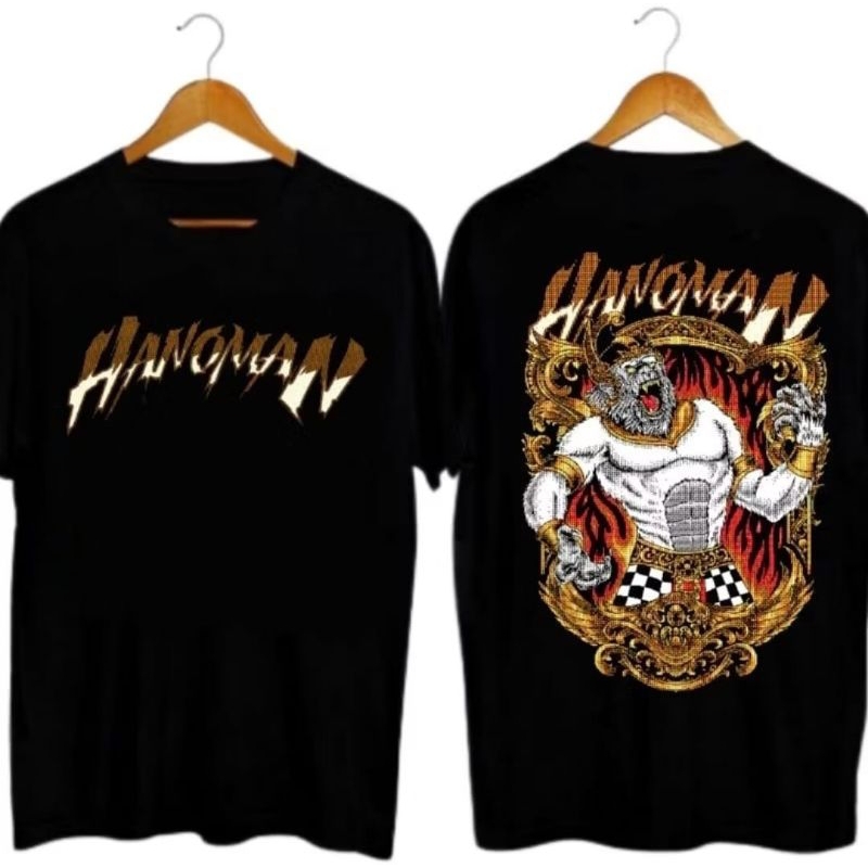 KAOS HANOMAN CORAK COKLAT