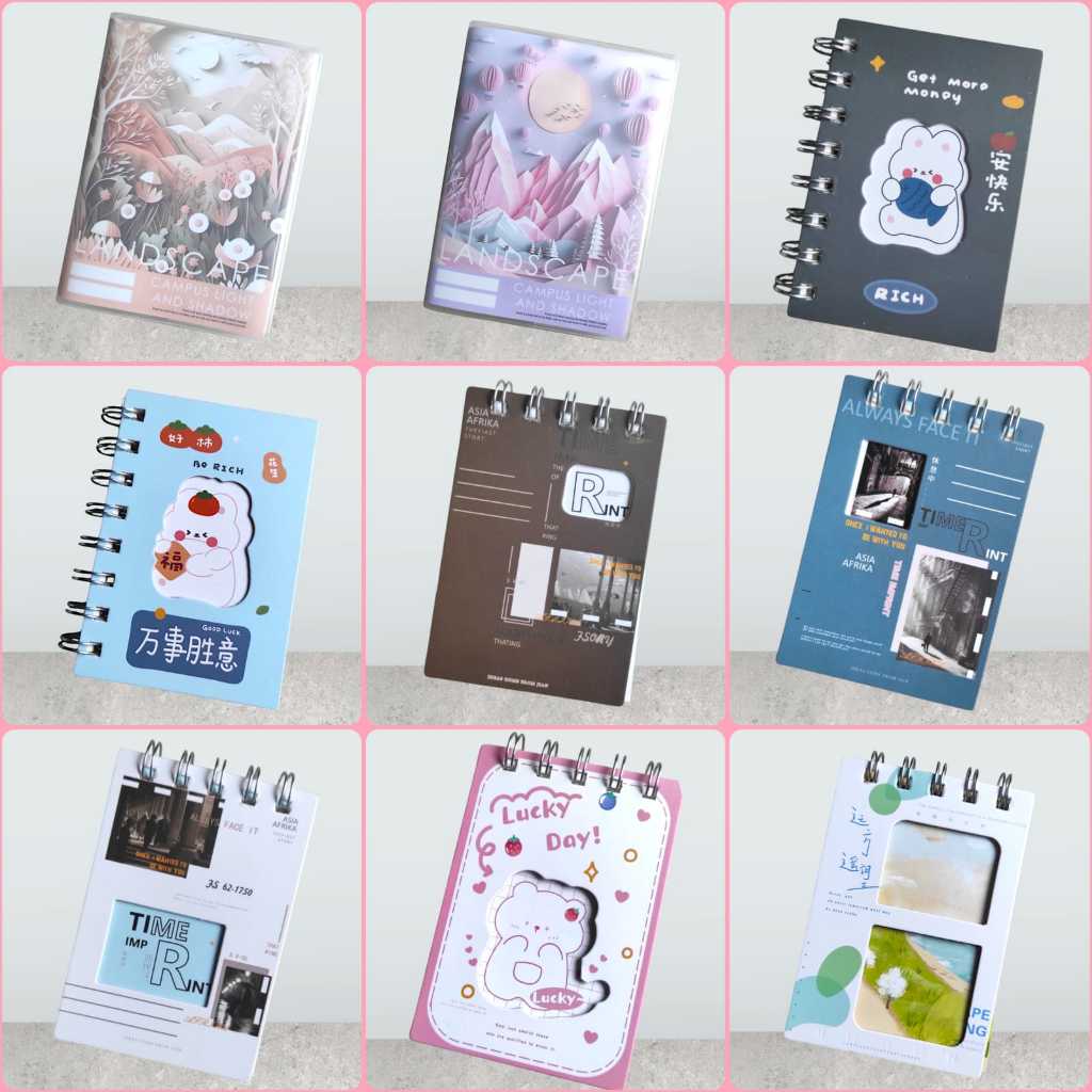 

LUCKY CAT - BINDER NOTE A7 | MINI NOTES | POCKET NOTES | BUKU DIARY KECIL | BUKU MEMO | BUKU BINDER A7 LUCU | BINDER BOOK KARTUN LUCU | MINI BOOK MOTIF WARNA WARNI | BUKU MINI KARAKTER MURAH | MINI BOOK CATATAN | BUKU MINI RING BESI BUNGA AESTHETIC KEREN