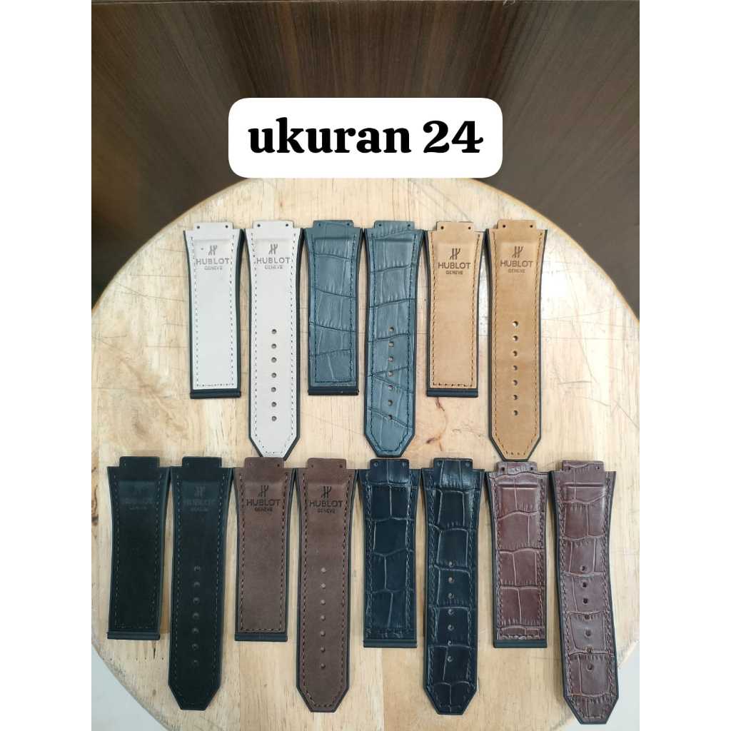 Tali Jam Tangan Hublot / Strap Jam Tangan Hublot Ukuran 24
