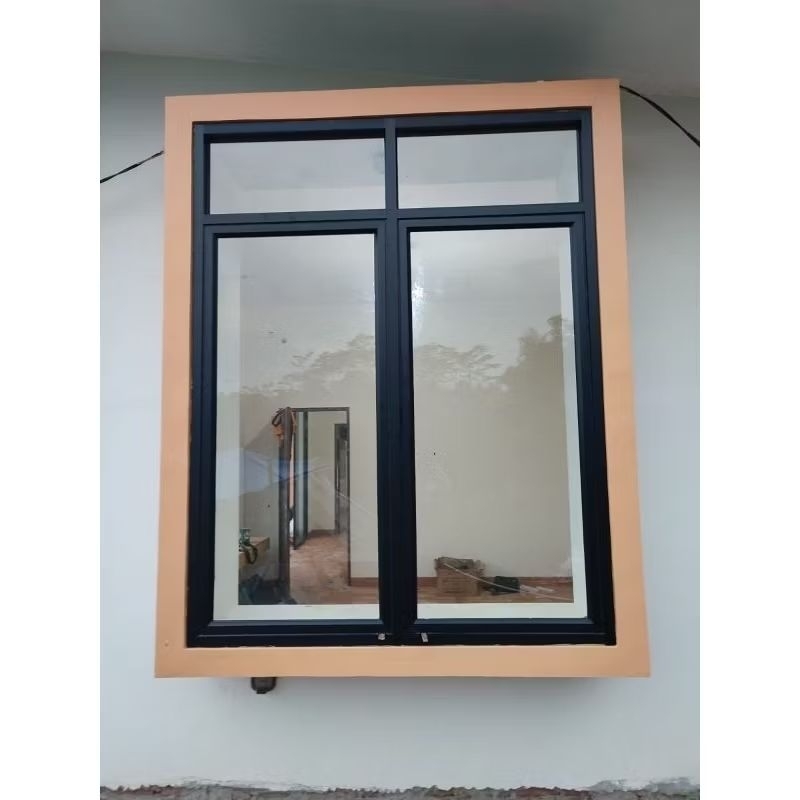 kusen jendela ventilasi aluminium double