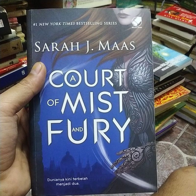 buku novel a court of mist and fury by Sarah j maas original