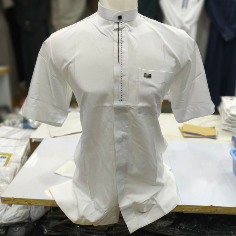 Baju Koko Al Luthfi  Lengan Pendek Dan Panjang Premium/Koko Al Lutfi Premium Full Katun