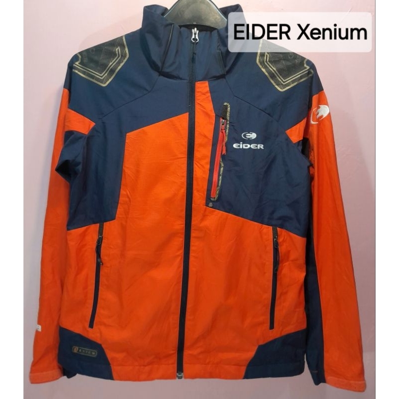 Jaket Gunung Outdoor EIDER Xenium Hoodie Gorpcorel Size S