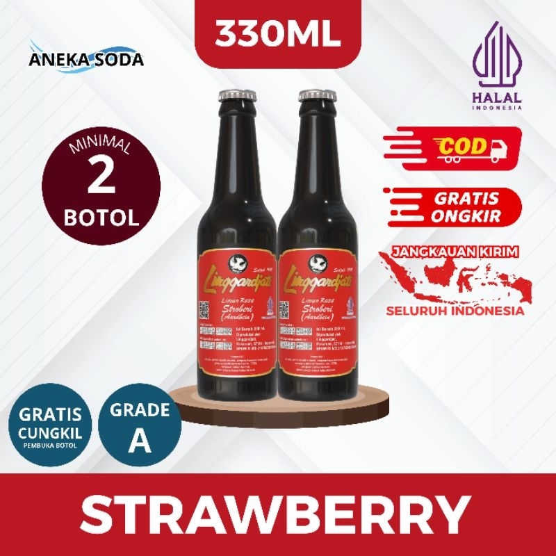 

Orson Jadul Halal Linggarjati Strawberry 330ml Grade A Termurah | Minuman Soda Linggar jati ala kafe