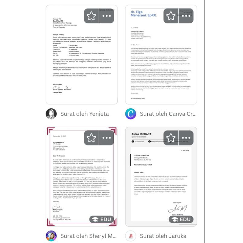 

jasa buat surat lamaran kerja