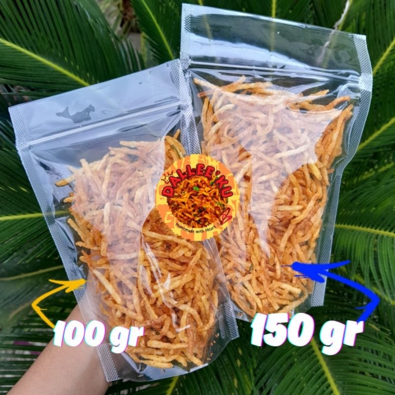 

Kentang goreng renyah Original daun jeruk 150- g