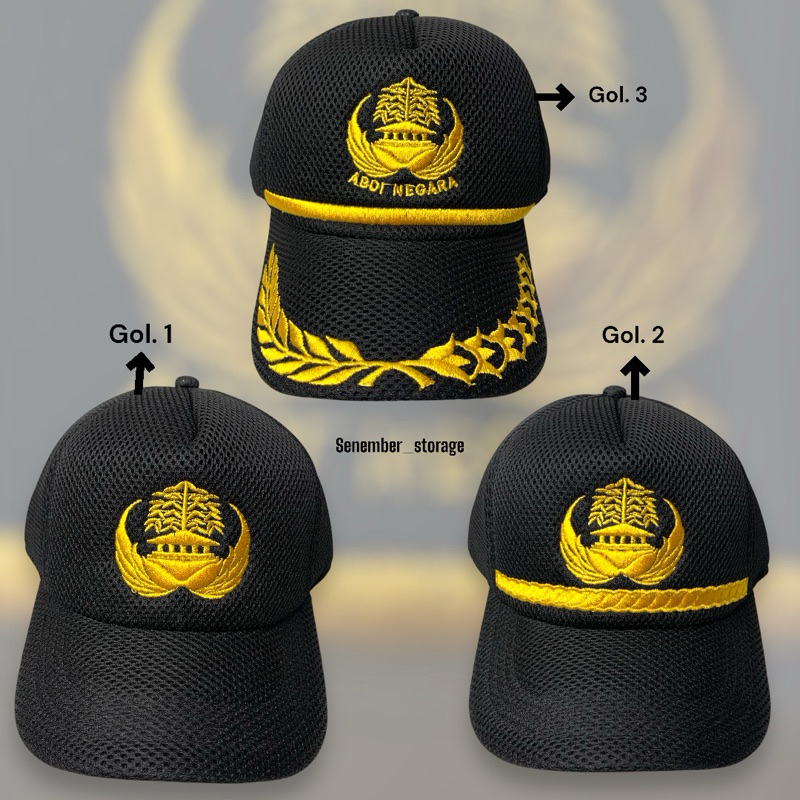 TOPI KORPRI - TOPI ASN - TOPI PNS GOLONGAN 3 - TOPI PNS GOLONGAN 1 - TOPI PNS GOLONGAN 2 - TOPI ABDI