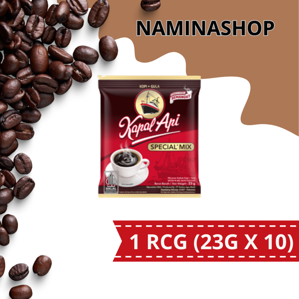 

KAPAL API KOPI BUBUK SPECIAL MIX RCG 10x23g