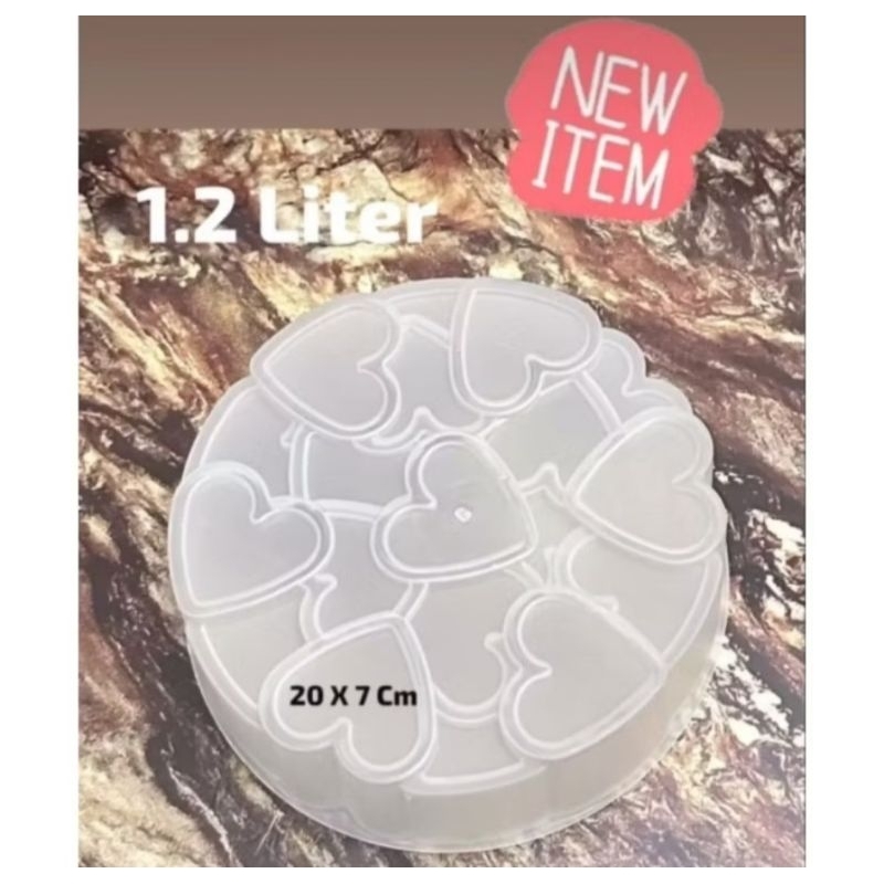 

NEW cetakan jelly love lovers puding