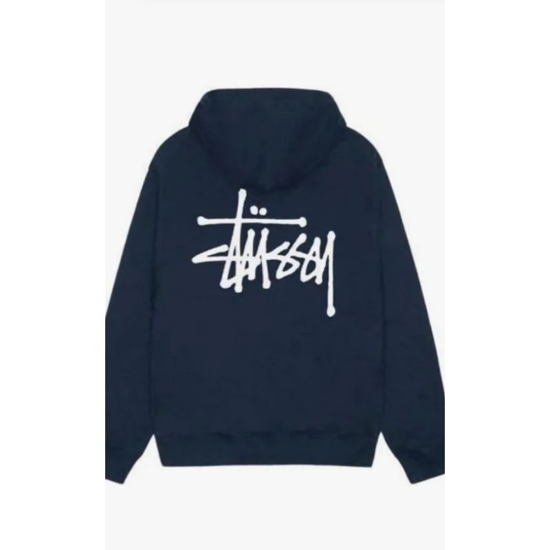 Stussy Basic Stussy Hoodie 2024 Navi