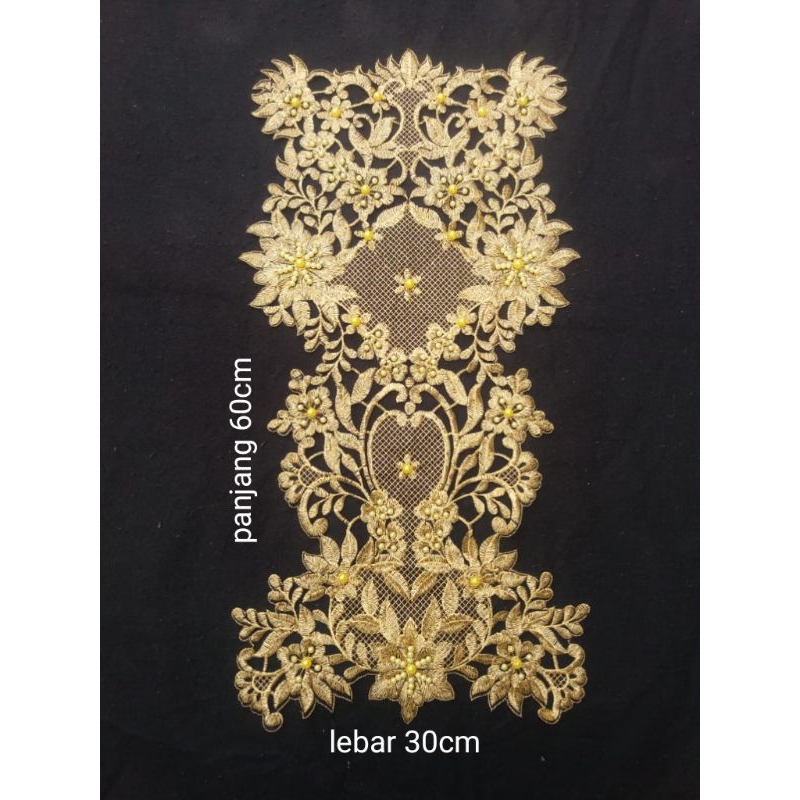 bordir tempel aplikasi payet