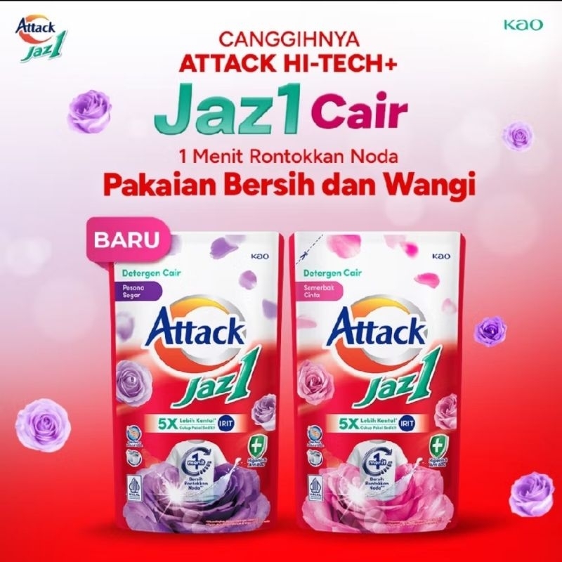 Jaz 1 Attack Jaz One Attack Sabun Cuci Baju Cair 700ml
