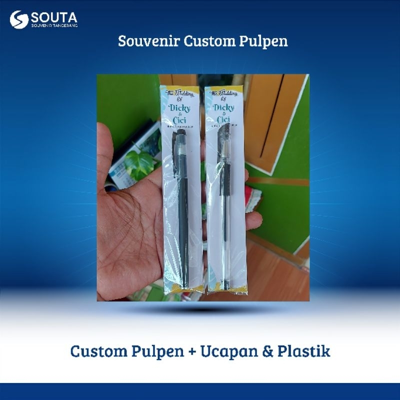 

[ Minimal Order 50 Pcs ] Souvenir Pulpen