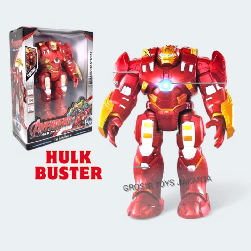 Mainan Robot Hulk Buster Iron Man Ukuran Besar 1666