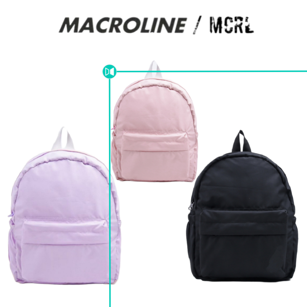 MACROLINE Mini bag tas ransel kecil tas punggung tas ransel mini tas ransel polos