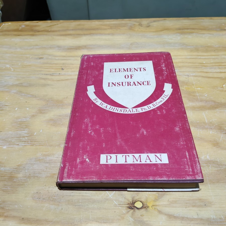 Buku Elements of Insurance 1965