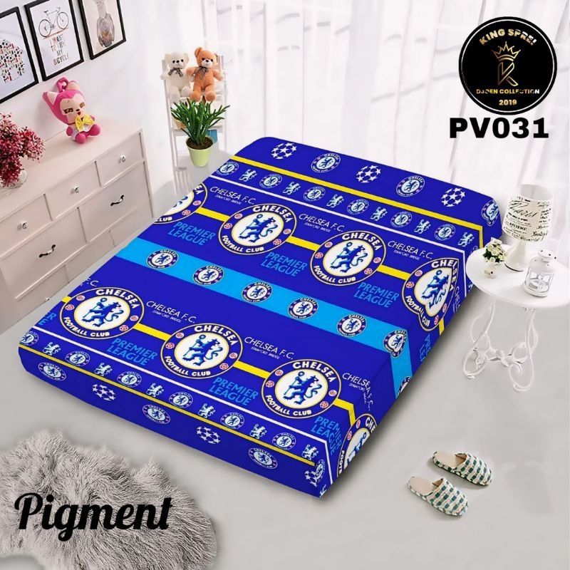 Sarung kasur busa motif bola ukuran single dan double