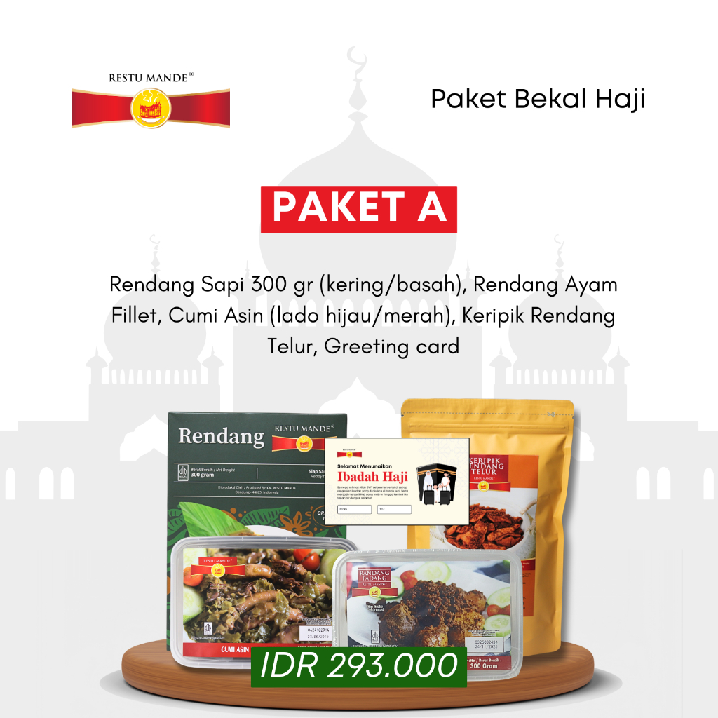 

Restu Mande Paket Bekal Umrah / Haji A