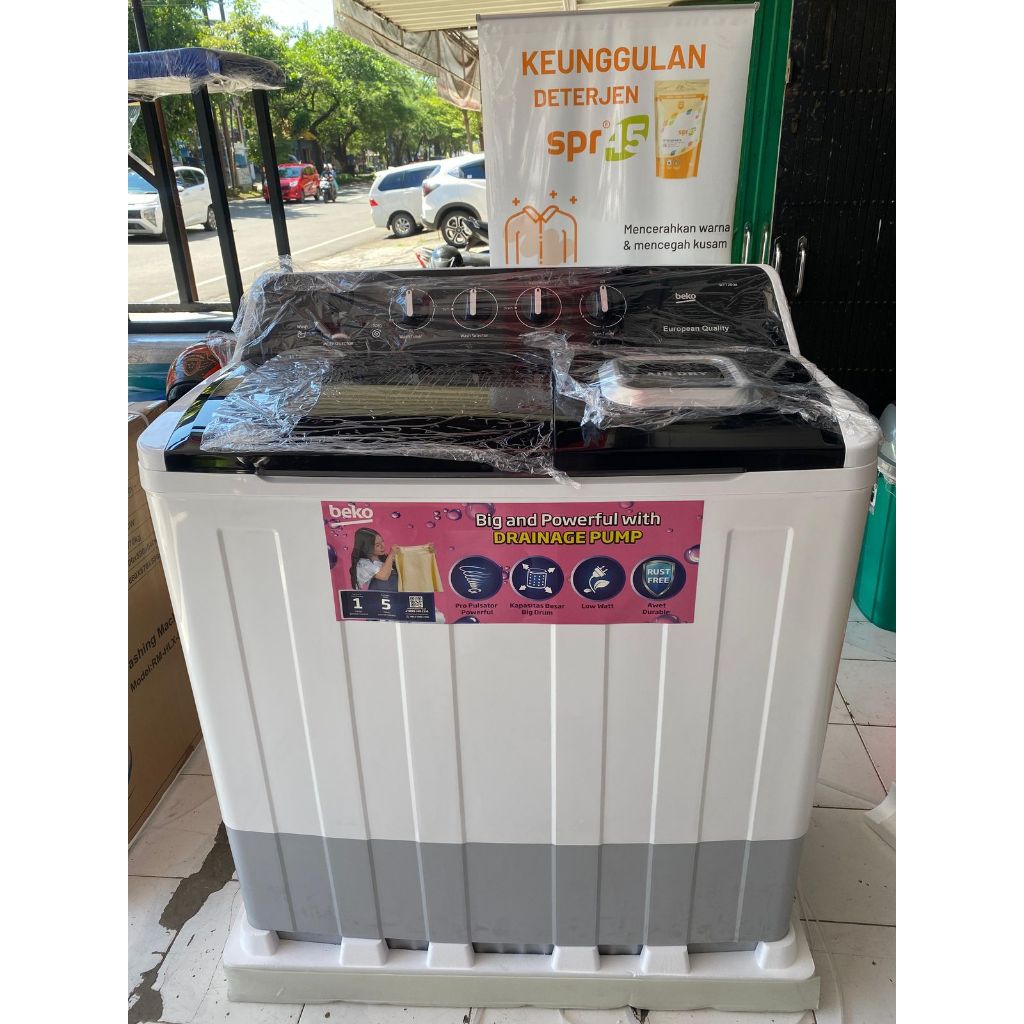 MESIN CUCI 2 TABUNG BEKO 18 KG