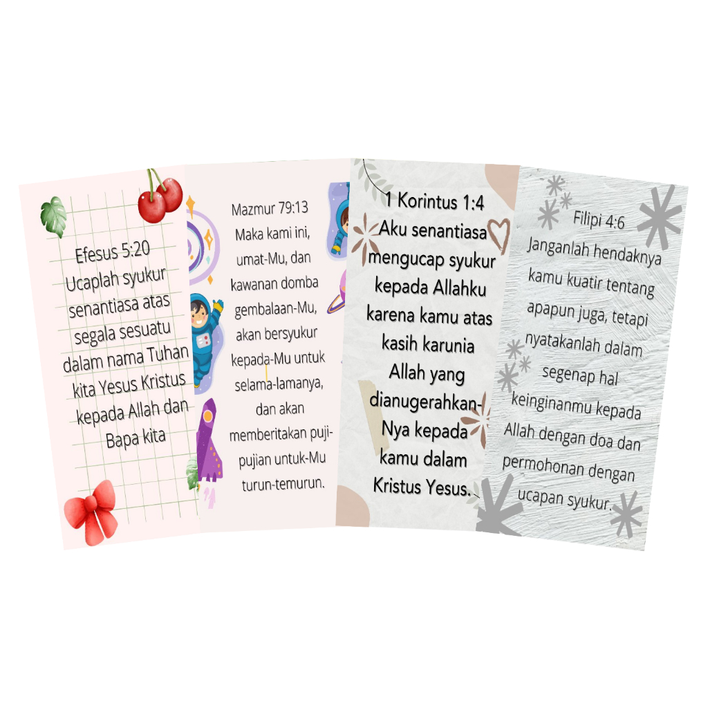 

Pembatas Buku dan Alkitab Dengan Ayat Emas Tema Bersyukur Paskah Natal Ibadah Gereja