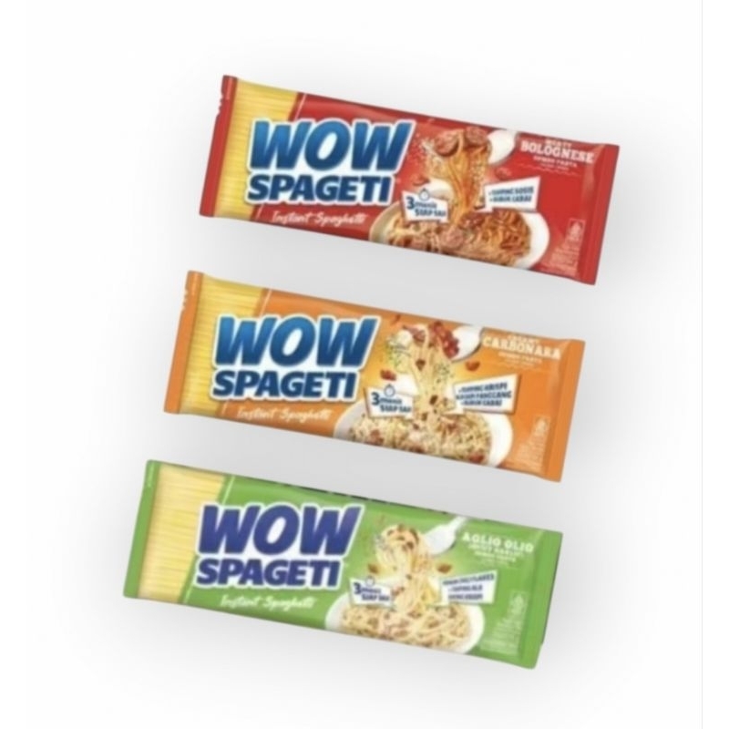 

ECER per bungkus spaghetti wow 84g