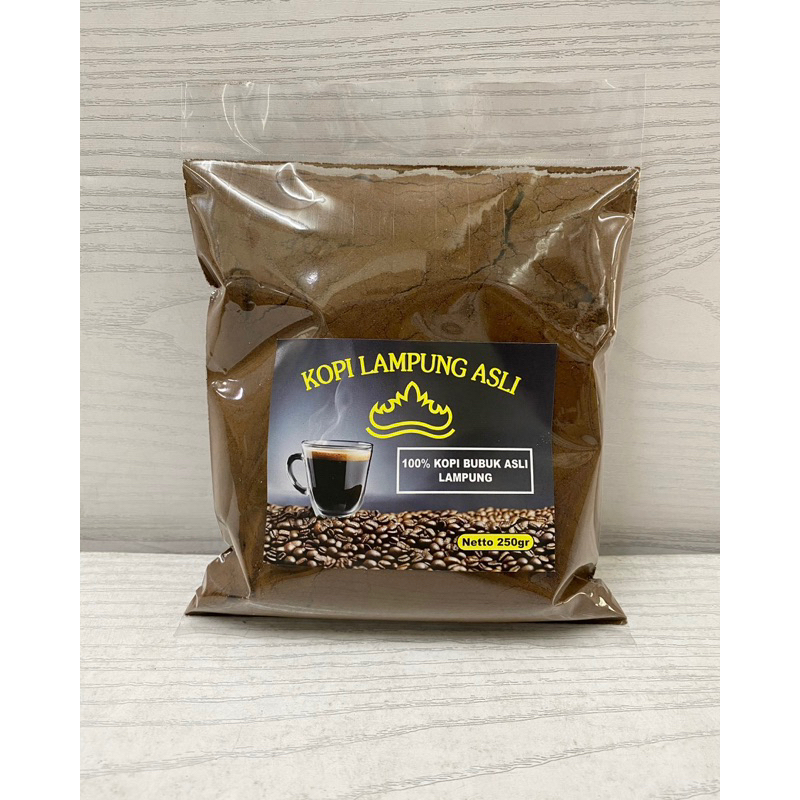 

Kopi Lampung Asli Kopi Bubuk 250gr NEW