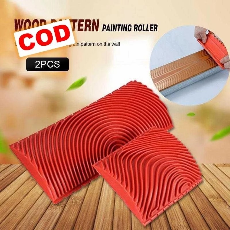 

KUAS CAT MOTIF KAYU Rubber Wood Grain Wall Painting Pattern KUAS CORAK KAYU