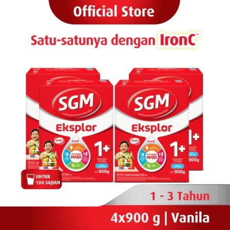 

SGM Eksplor 1+ dengan IronC Susu Pertumbuhan Rasa Vanilla 900GR