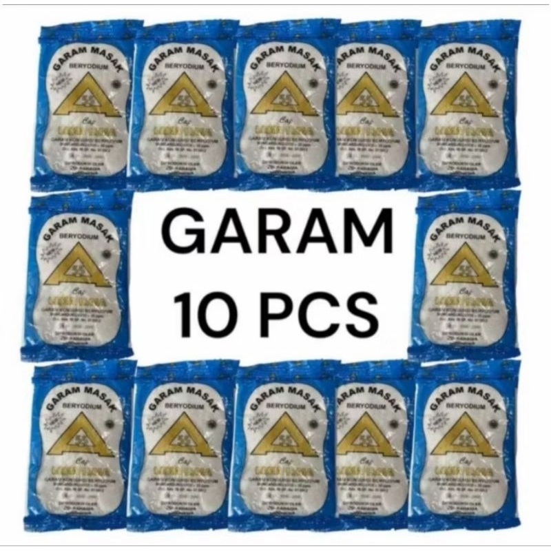 

Garam halus 10 Pcs beryodium untuk memasak