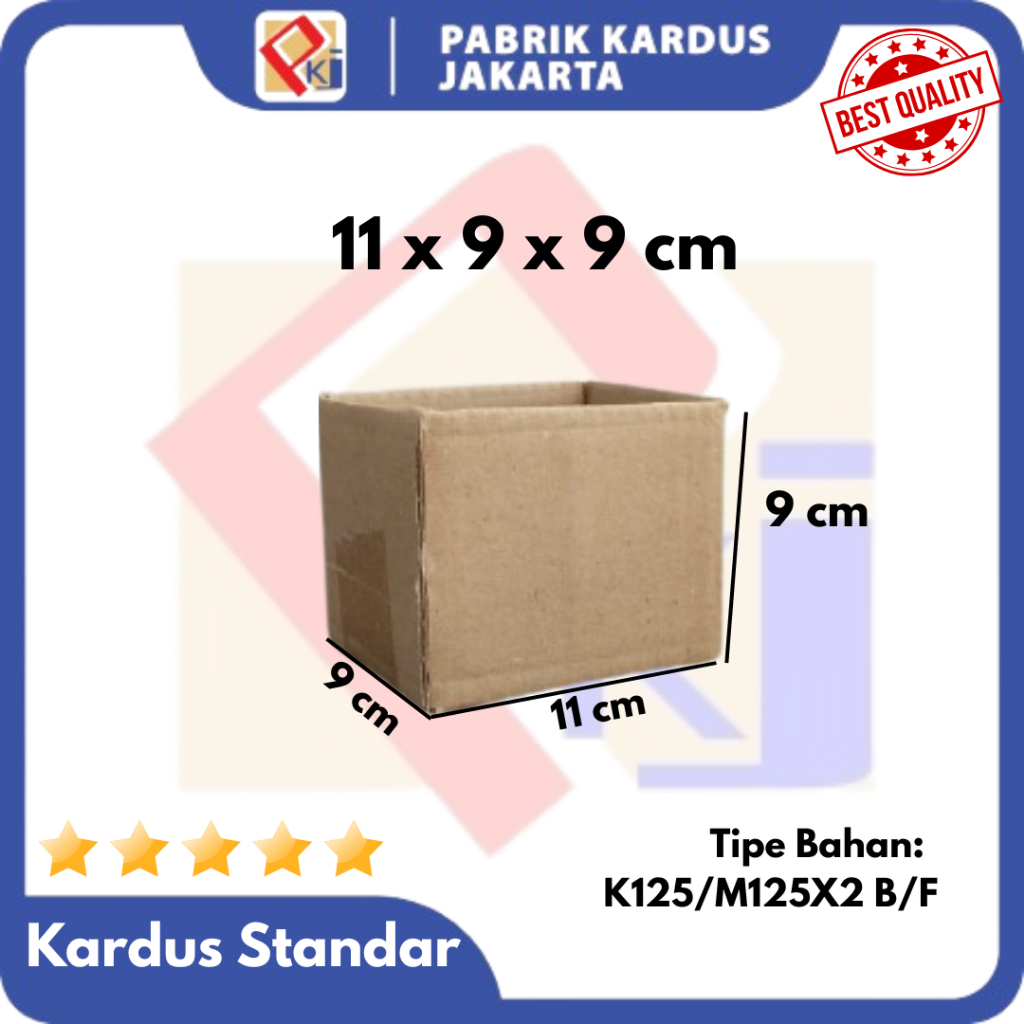 

KARDUS | BOX MINI PACKING UKURAN 11x9x9 cm | Dus Coklat | Kardus Polos| Dus Mini