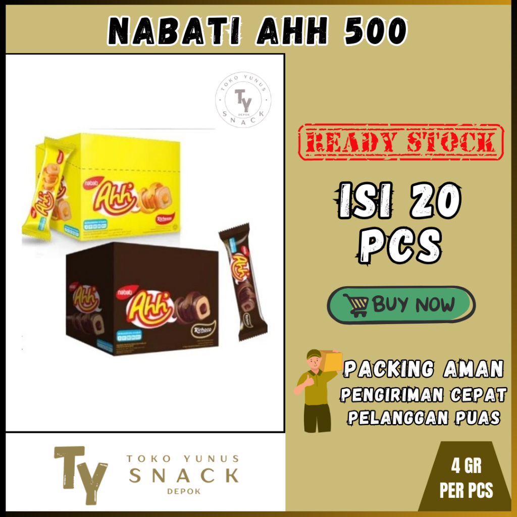 

NABATI AHH 500 ISI 20 PCS @4GR