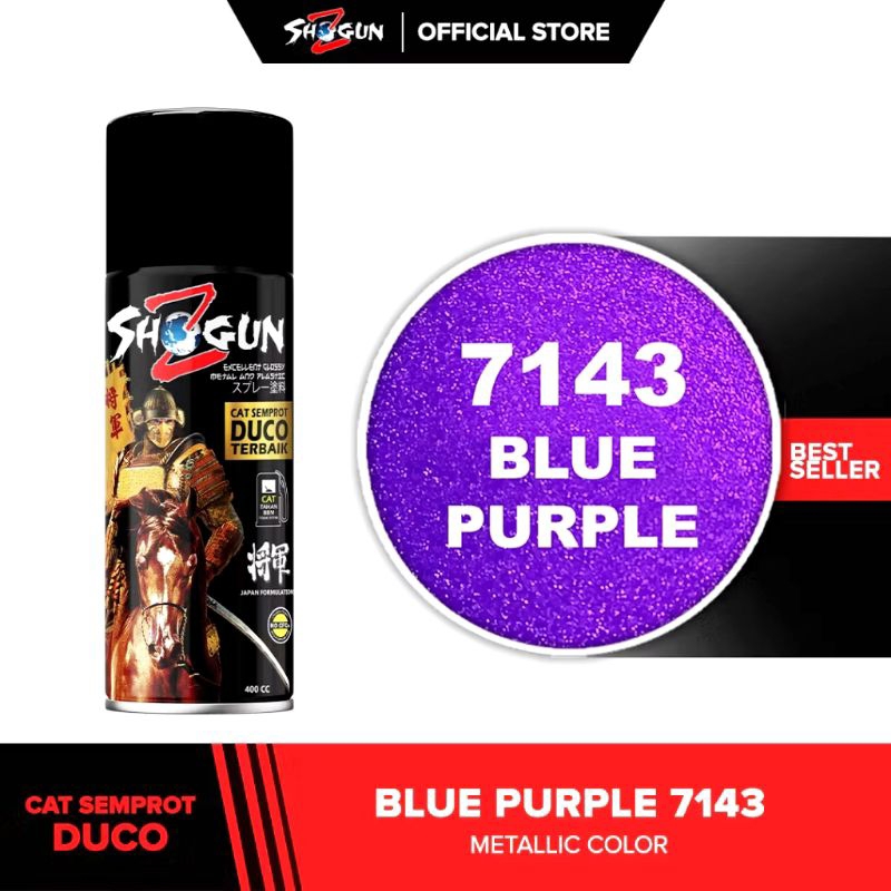 CAT SEMPROT DUCO SHOGUN Z 7143 BLUE PURPLE SPRAY PAINT CAT WARNA UNGU VILOLET GLOSS DEKO DECO TERBAI
