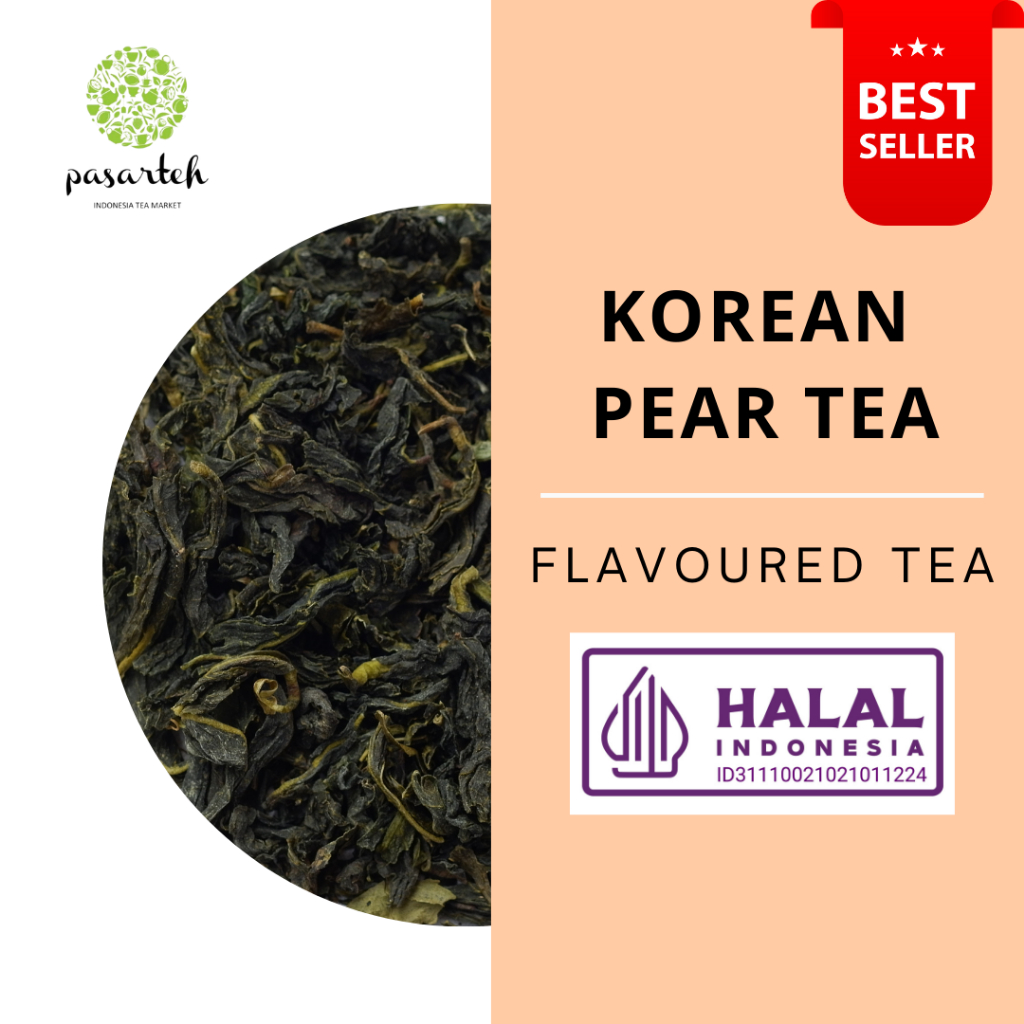 

[ pasarteh ] Korean Pear Green Tea | Pear Korean Tea | Korean Tea Iced Tea Cold Brew Pearl Korean Green