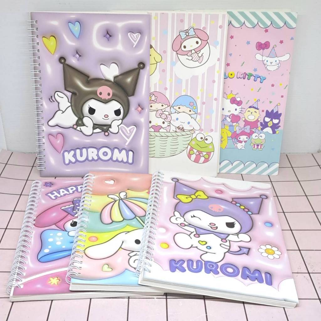

Notebook Diary A5 Buku Catatan Jurnal Motif 3D Viral Melody Kuromi Cinnamoroll Capybara Labubu