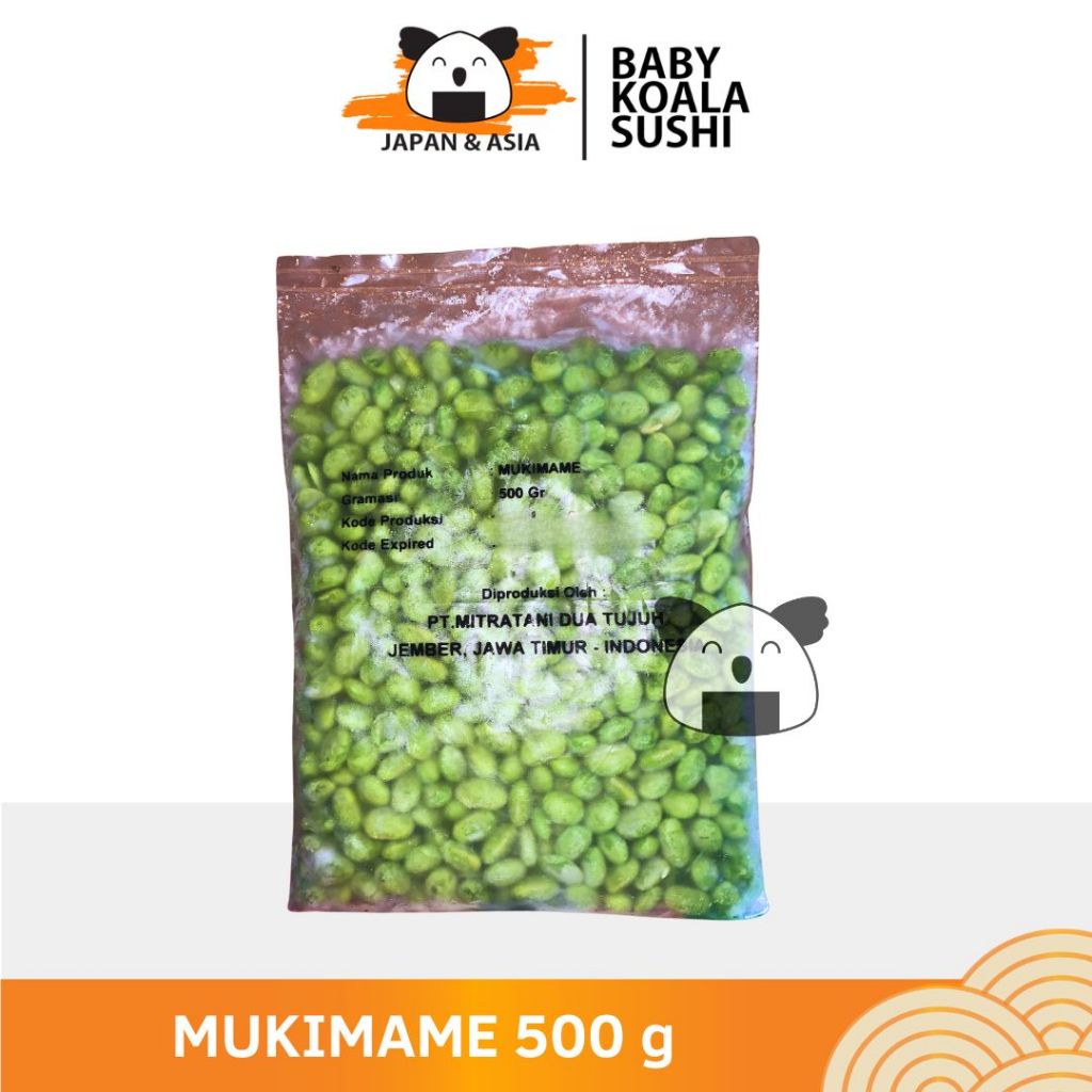 

Mukimame Original 500 g Halal | Kedelai Jepang Skinless