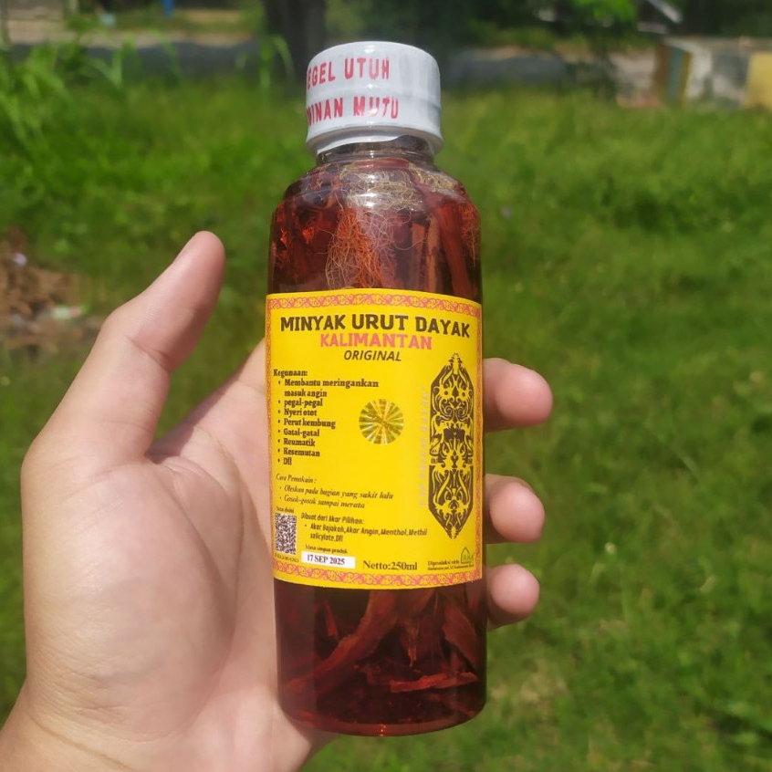Asli Minyak Dayak Urut Kalimantan /Minyak Urut Dayak 250 Gram Cocok Keseleo Dan Patah Tulang