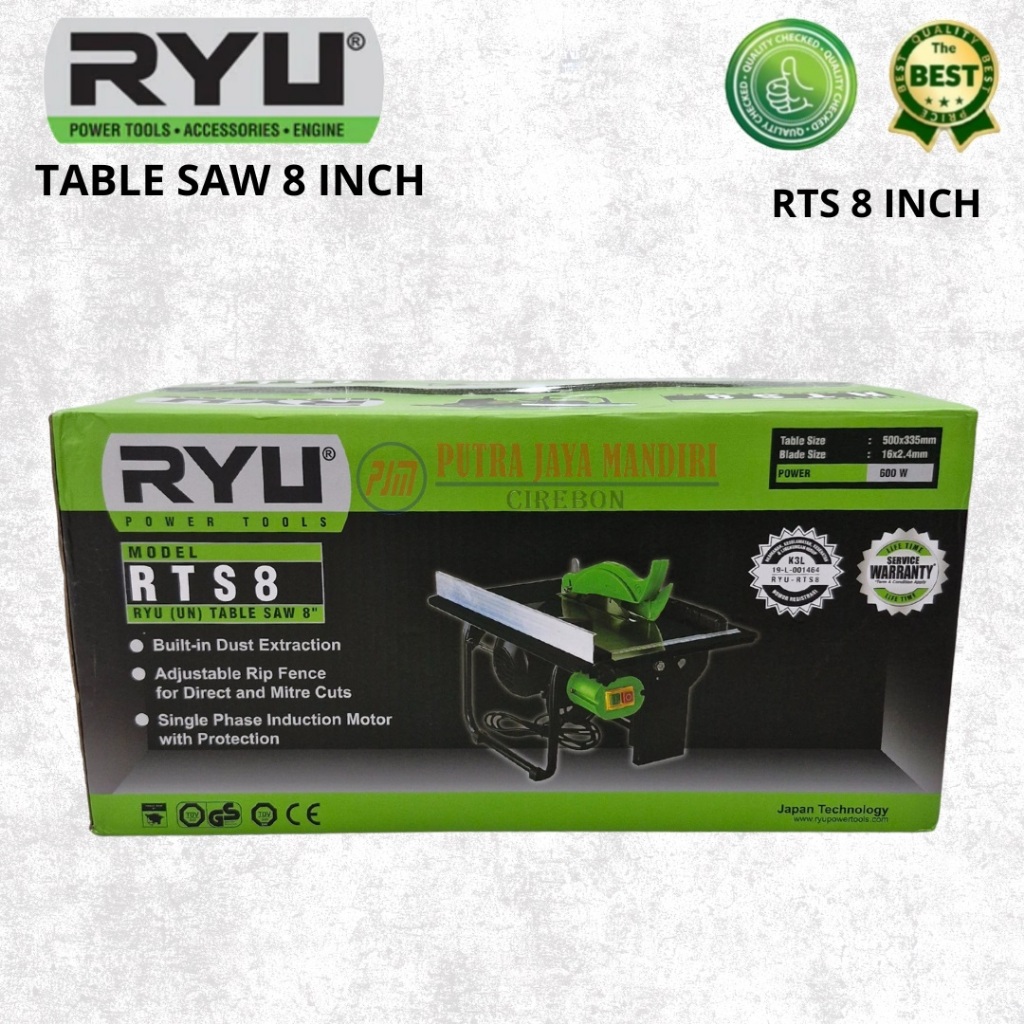 Tekiro Ryu RTS 8 Table Saw 8 Inch / Mesin Gergaji Kayu Meja