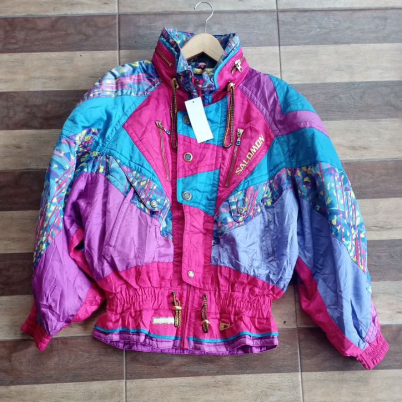 jaket racing vintage salomon